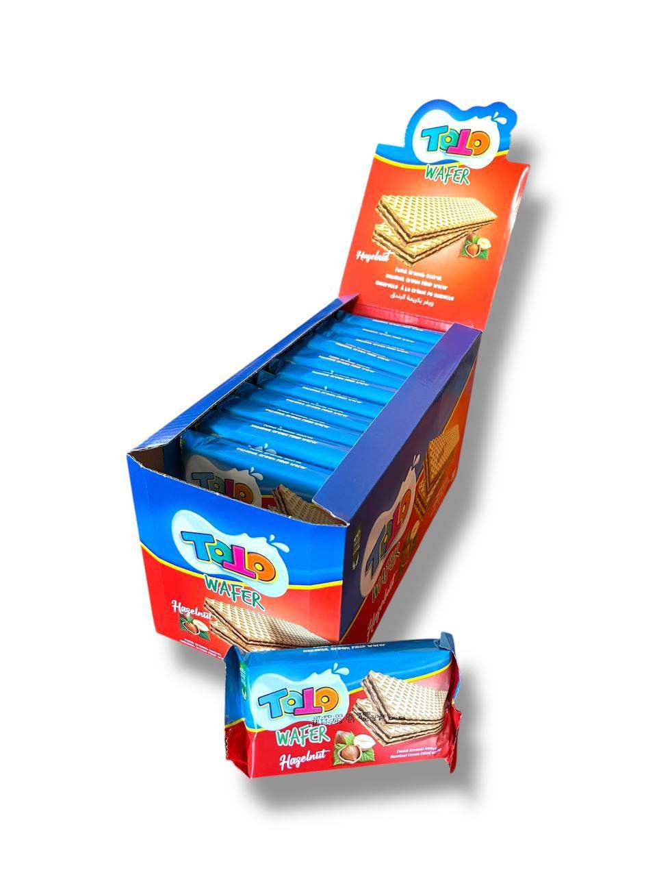 Вафли TOTO со вкусом Ореха 24 шт. по 35 г (00000006388)