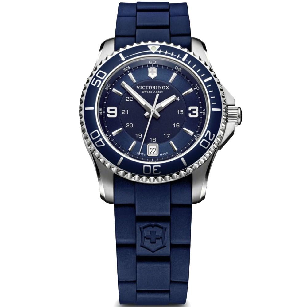 Наручний годинник жіночий Victorinox Swiss Army Maverick Gs кварцевий Silver (V241610)