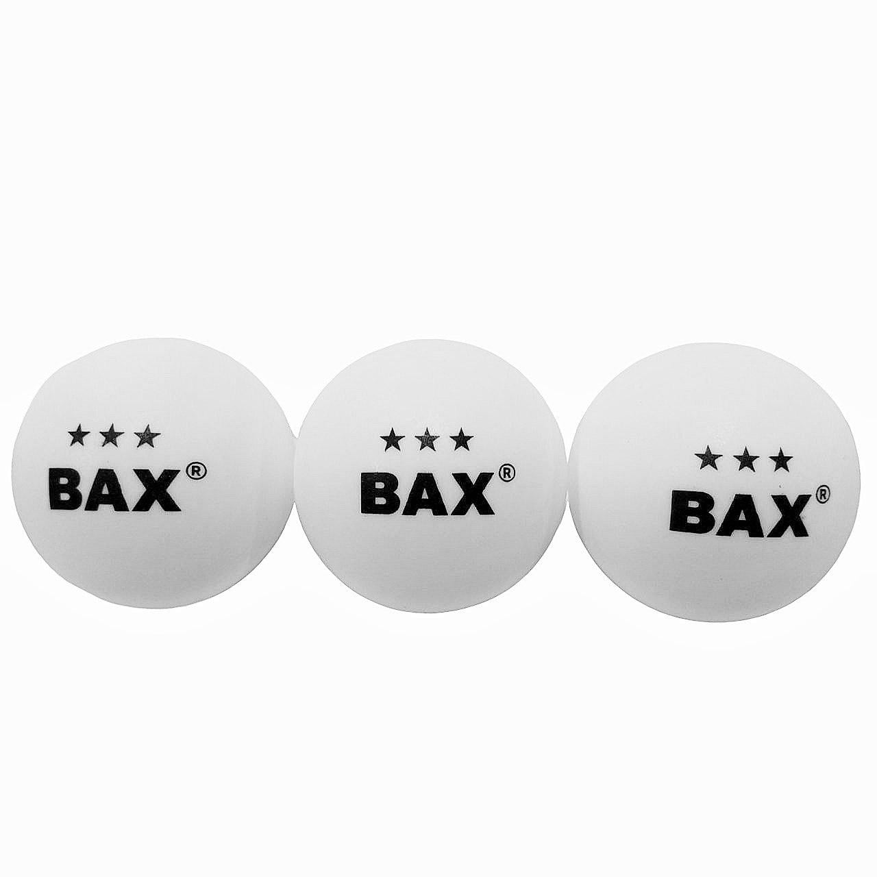 М'яч для настільного тенісу Bax 3 3 шт. White (151300) - фото 2