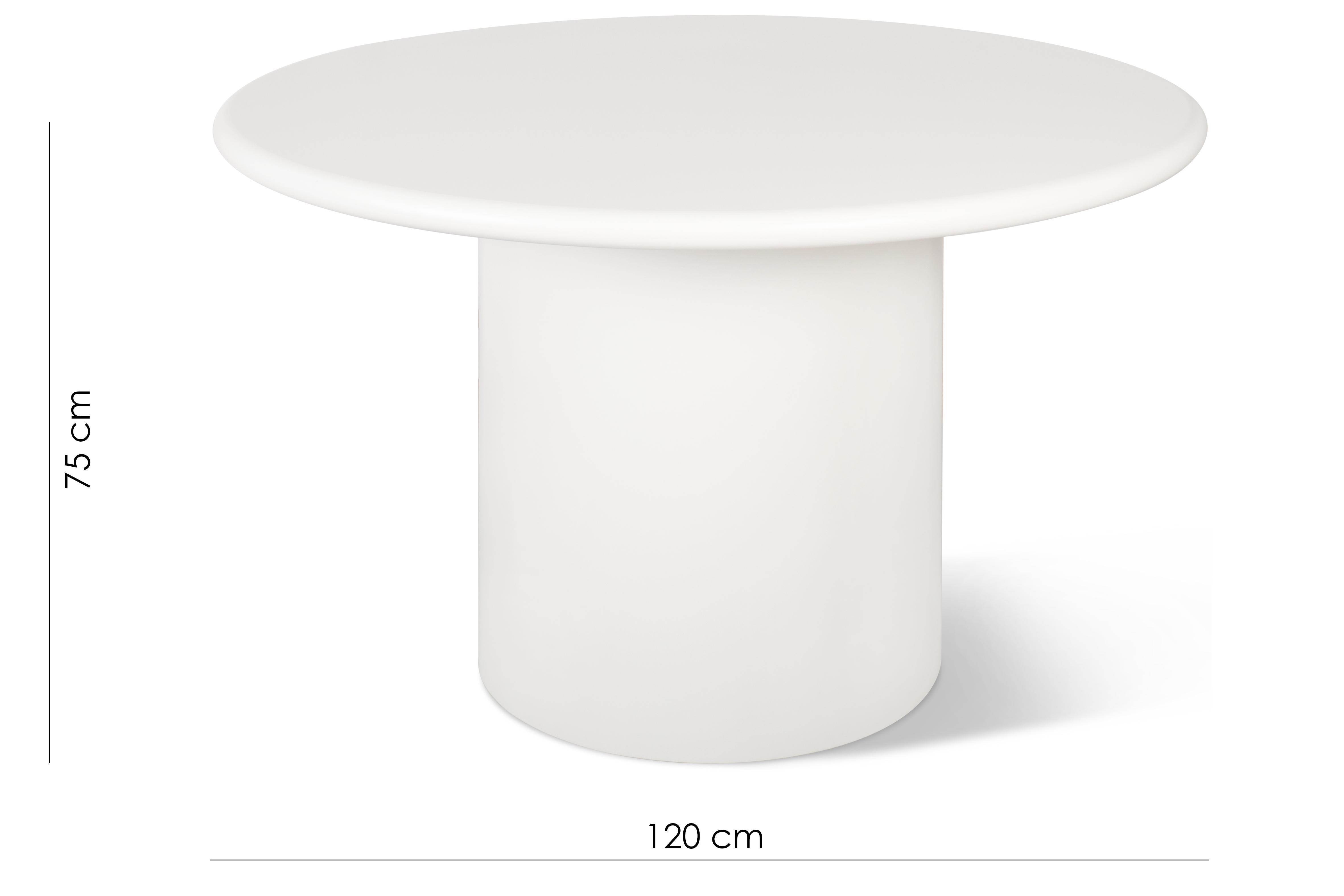 Стол обеденный Domus 4-местный 120 см Ivory gleam (16211) - фото 2 Стол обеденный Domus 4-местный 120 см Ivory gleam (16211) - фото 2