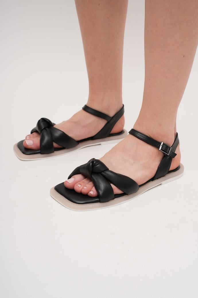 Босоножки женские Anna Lucci кожаные р. 39 Черный (161340) - фото 4 Босоножки женские Anna Lucci кожаные р. 39 Черный (161340) - фото 4