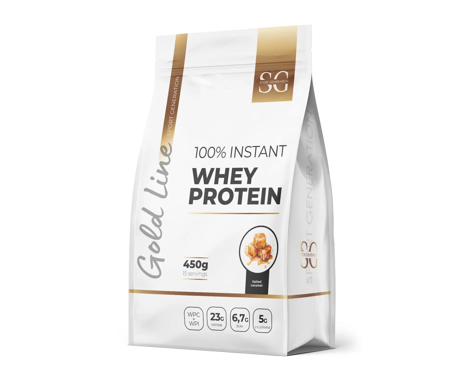Протеин Sport Generation Gold Premium 100% Instant Whey Protein 450 г Salted Caramel