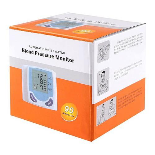 Тонометр цифровой автоматический Blood Pressure Monitor для измерения АД и пульса - фото 7