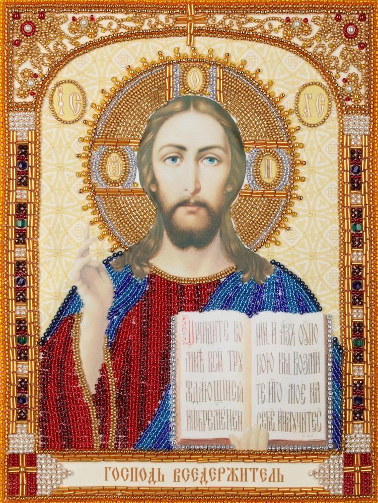 Вышивка бисером Господь-Вседержитель 25x32 см (ТН-0610)