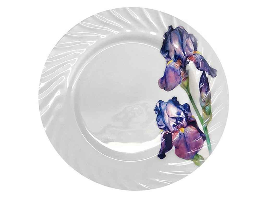 Тарелка Stenson Ирис 230 мм 9 6 шт. (MS-1731-4) Тарелка Stenson Ирис 230 мм 9 6 шт. (MS-1731-4)