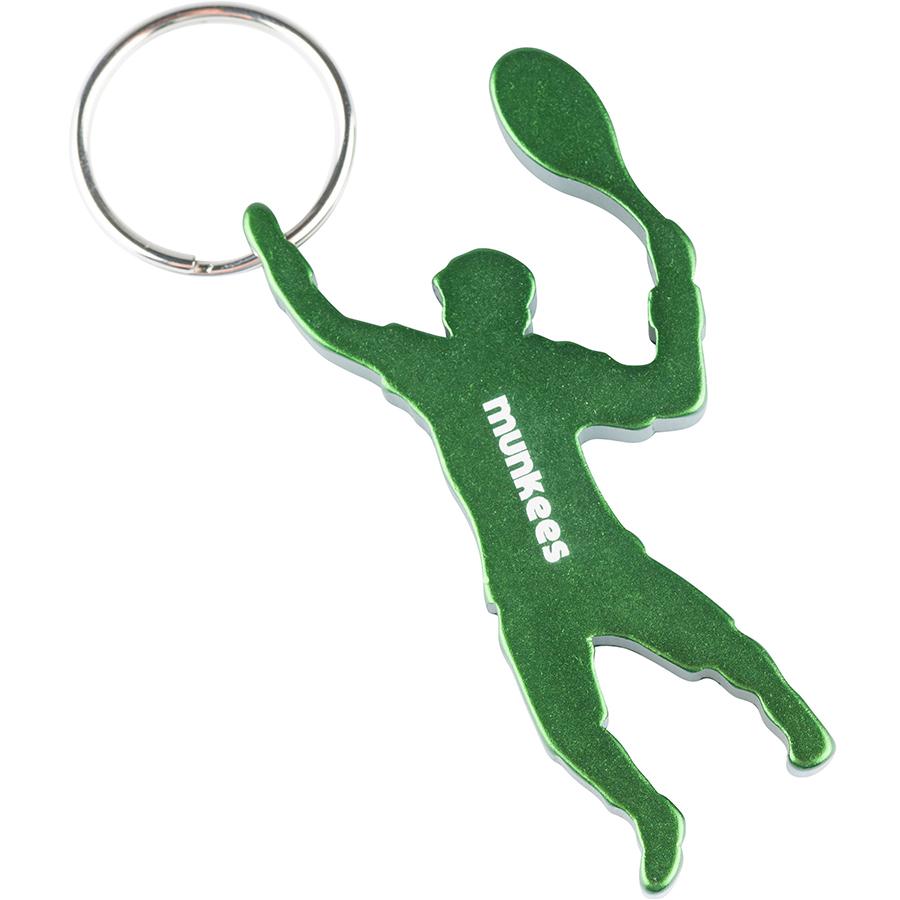 Брелок-открывашка Munkees 3492 Tennis Player Green