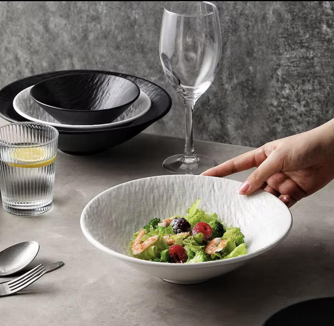 Набір керамічних тарілок Онікс 23 см 6 шт. Білий (40315) - фото 6 Набір керамічних тарілок Онікс 23 см 6 шт. Білий (40315) - фото 6