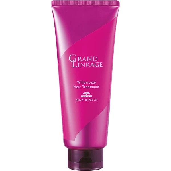 Маска відновлююча Milbon GRAND LINKAGE Willow Luxe hair treatment для сухого фарбованого волосся 200 мл Маска відновлююча Milbon GRAND LINKAGE Willow Luxe hair treatment для сухого фарбованого волосся 200 мл