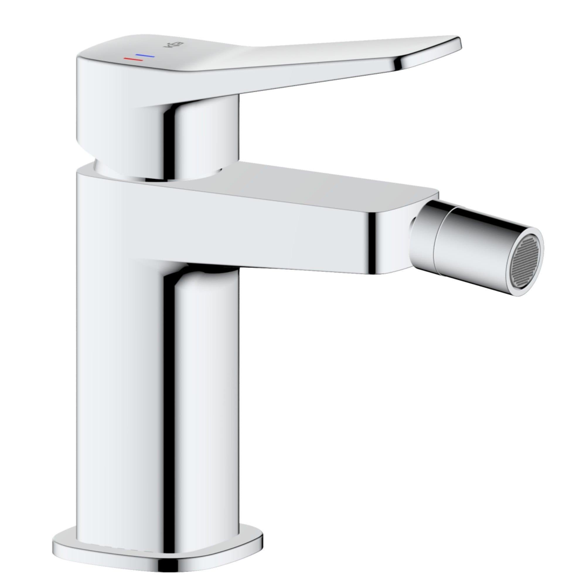 Смеситель для биде KFA Armatura Malaga однорычажный и донный клапан Click-Clack Хром (4527-015-00)