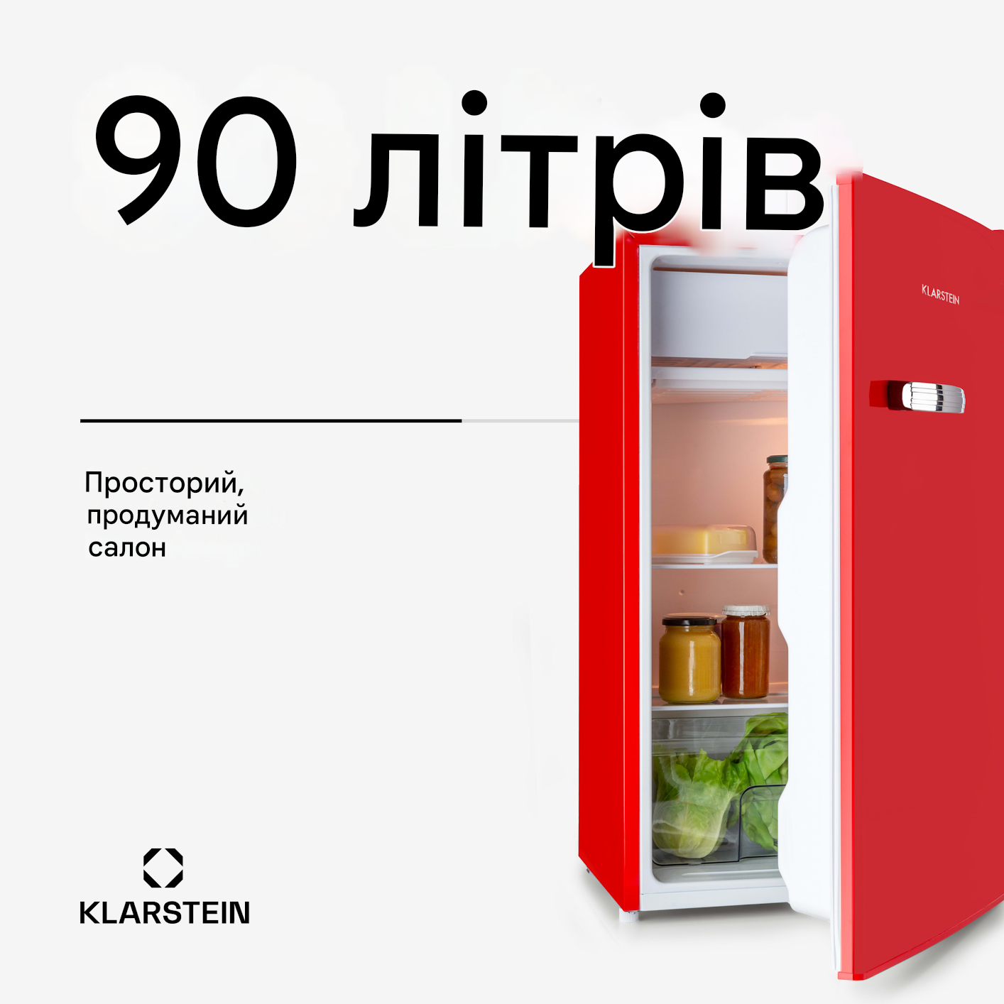 Холодильник Klarstein Beercracker 91 л з морозильним відділенням 7 л (10045922) - фото 4 Холодильник Klarstein Beercracker 91 л з морозильним відділенням 7 л (10045922) - фото 4