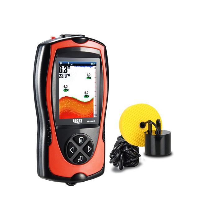 Ехолот електронний LUCKY FF1108-1CT портативний 100 м Чорний-Червоний (SUN4782) Ехолот електронний LUCKY FF1108-1CT портативний 100 м Чорний-Червоний (SUN4782)