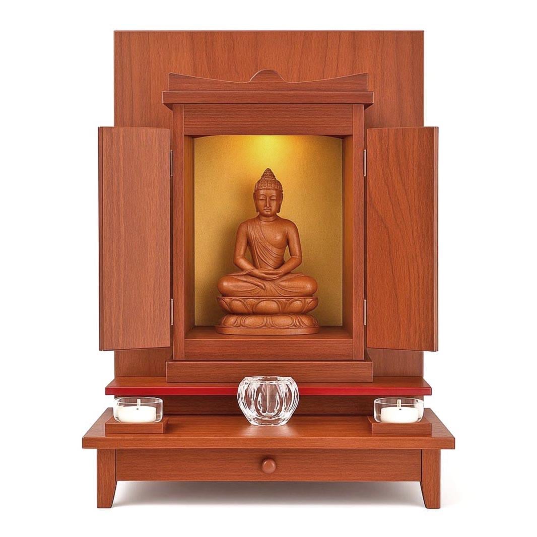 Алтарь для медитации из дерева Ришая Охра (ЛАТ-007604)