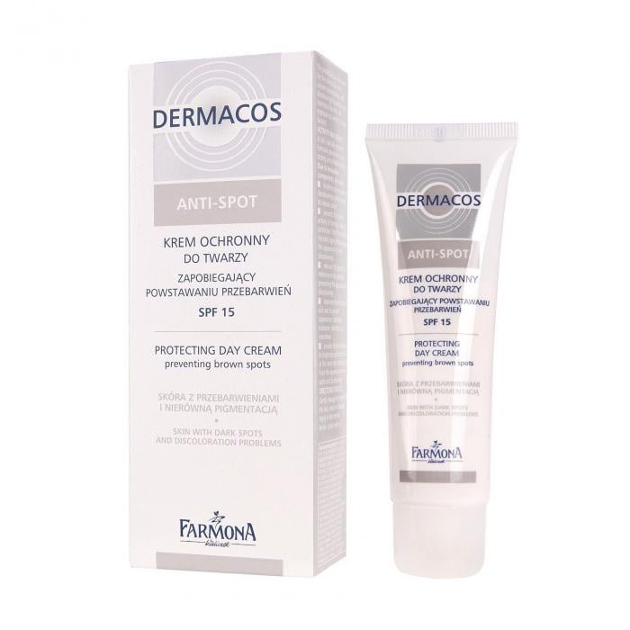 Защитный крем для лица SPF 15 Farmona Dermacos Anti-spot 50 мл (5900117095645)