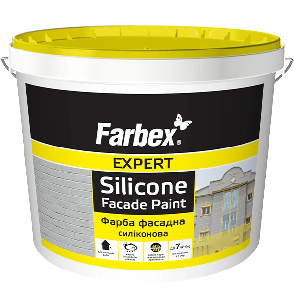 Краска фасадная силиконовая Farbex база А 4,2 кг Белый (2792906434)