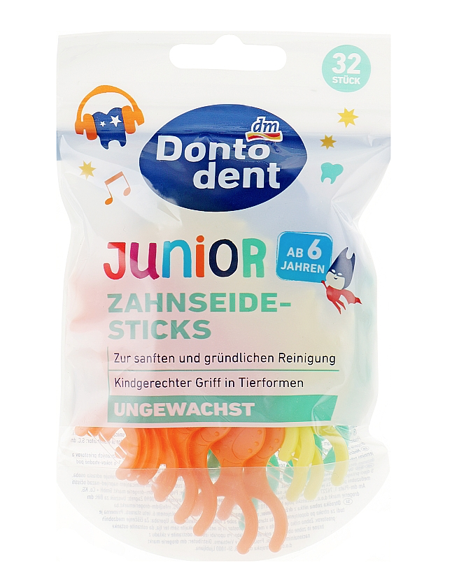 Зубні нитки-флосери дитячі DontoDent junior (25345435)