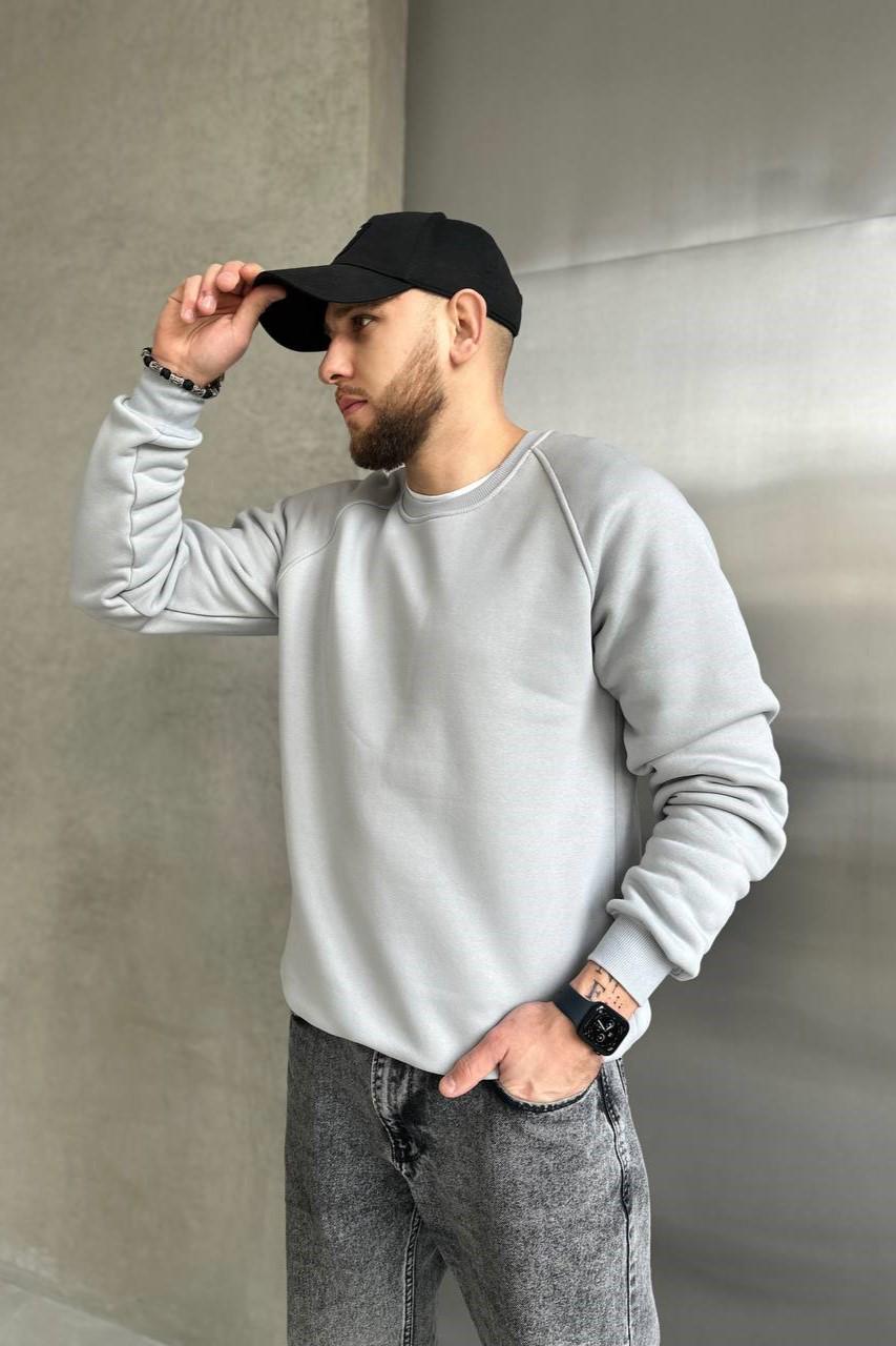 Світшот чоловічий 3XL Попелястий (М138.4)