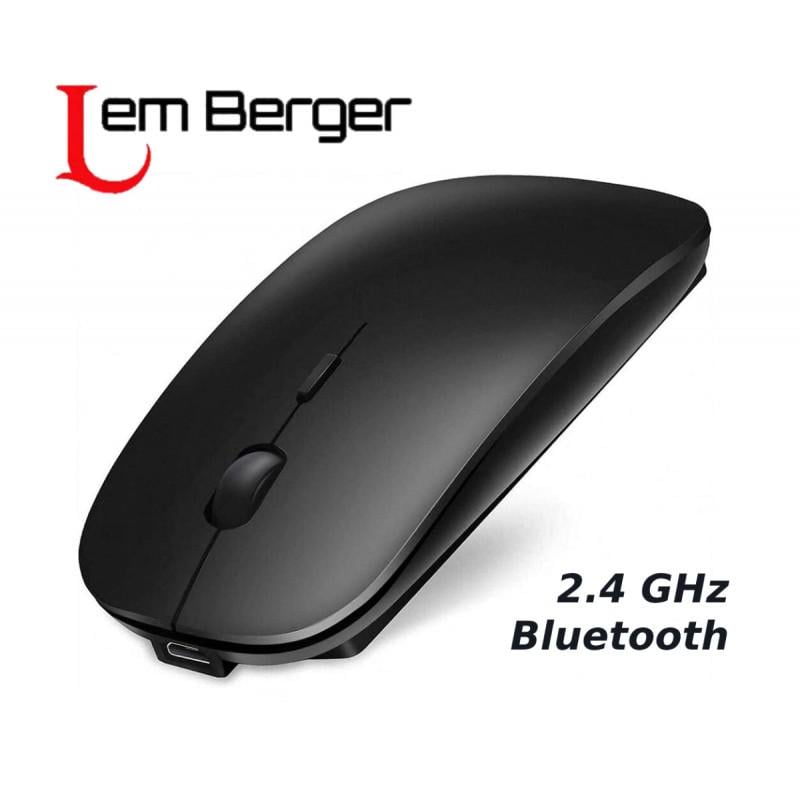 Компьютерная мышь беспроводная Lem Berger G8159-1 Bluetooth 2,4GHz 1600 DPI Черный (3309854) - фото 2