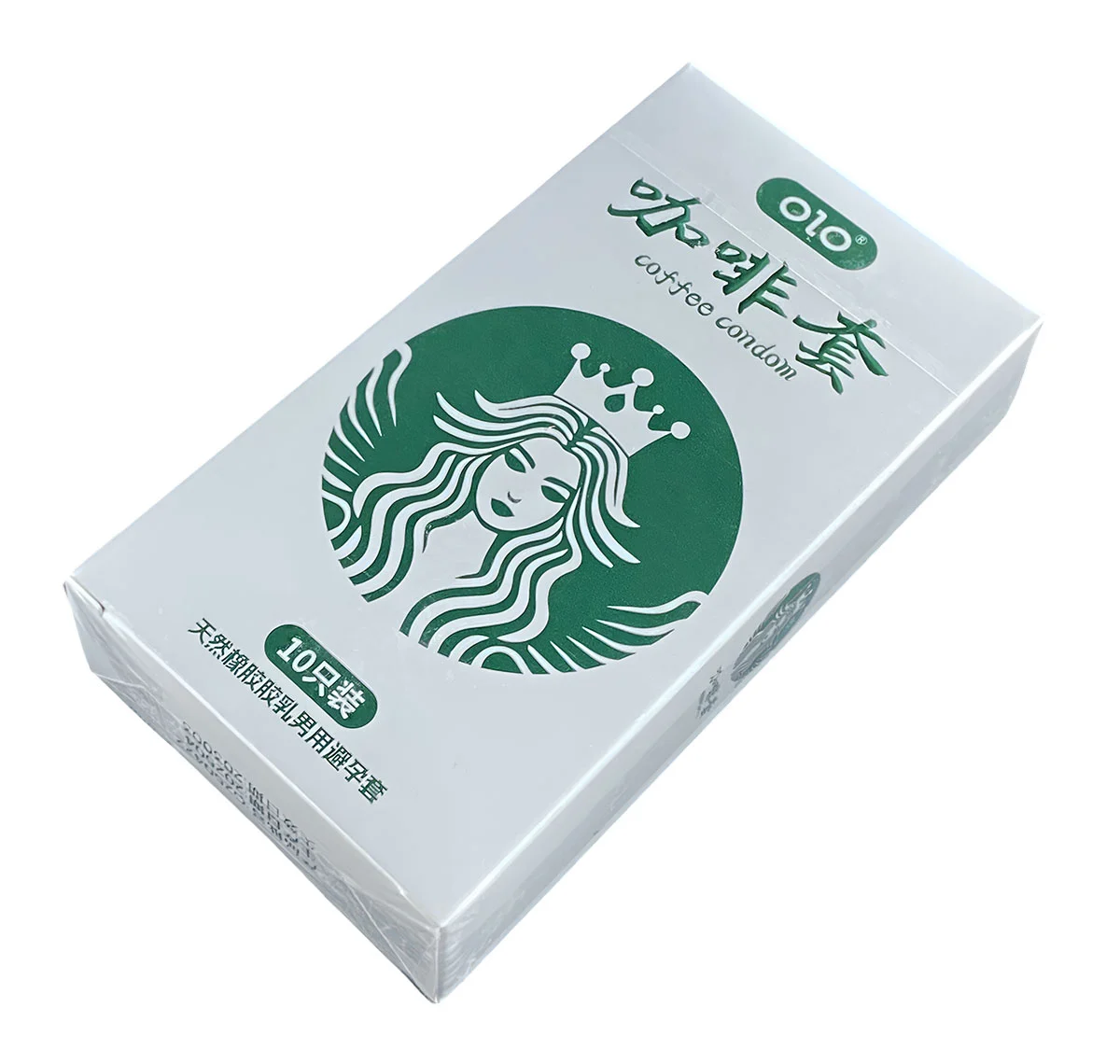 Презервативы ультратонкие OLO Coffee с гиалуроновой кислотой и легким кофейным ароматом 0,03 мм 10 шт. (35792132)