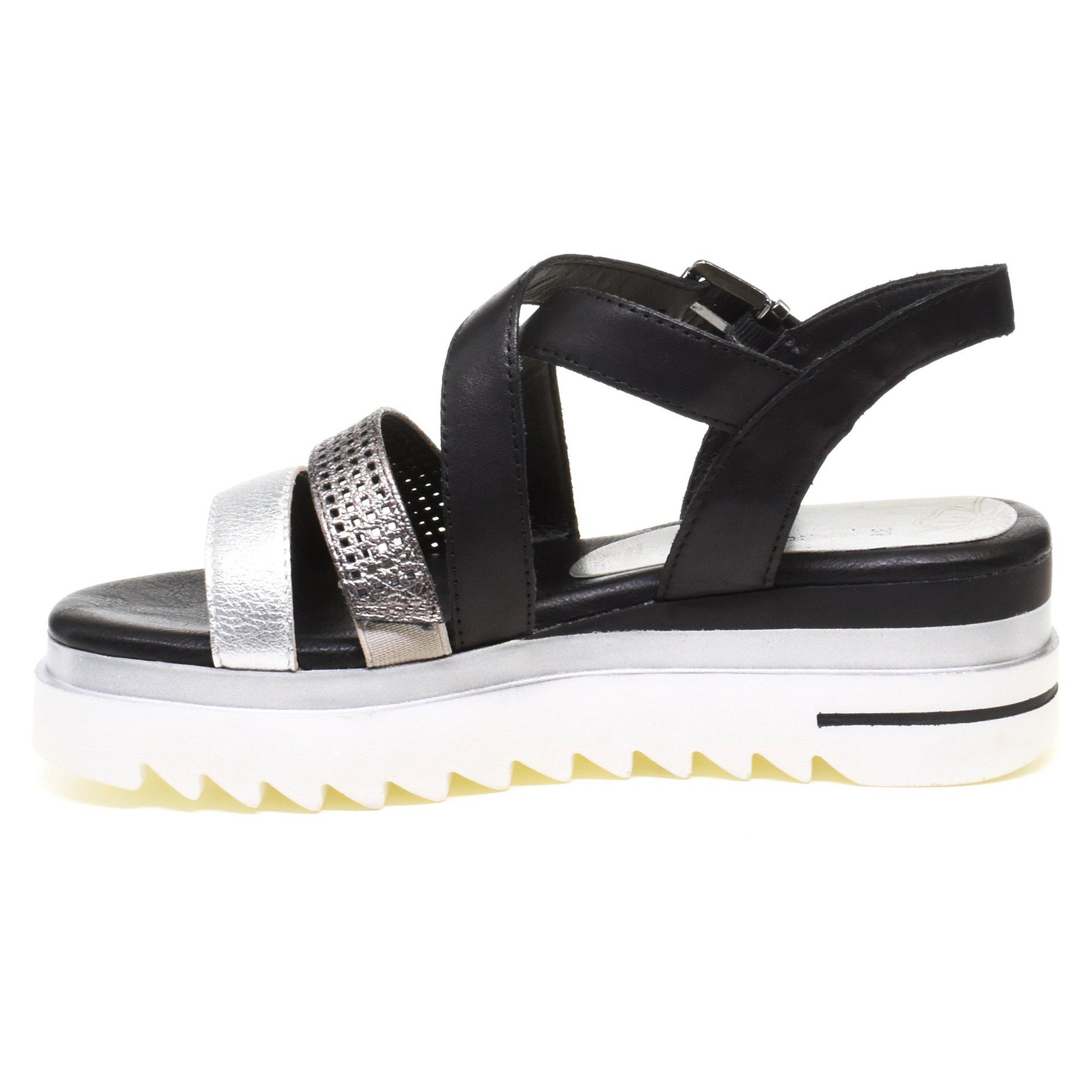Сандалии женские Marco Tozzi р. 40 Черный/Серебряный (069916-40) - фото 8