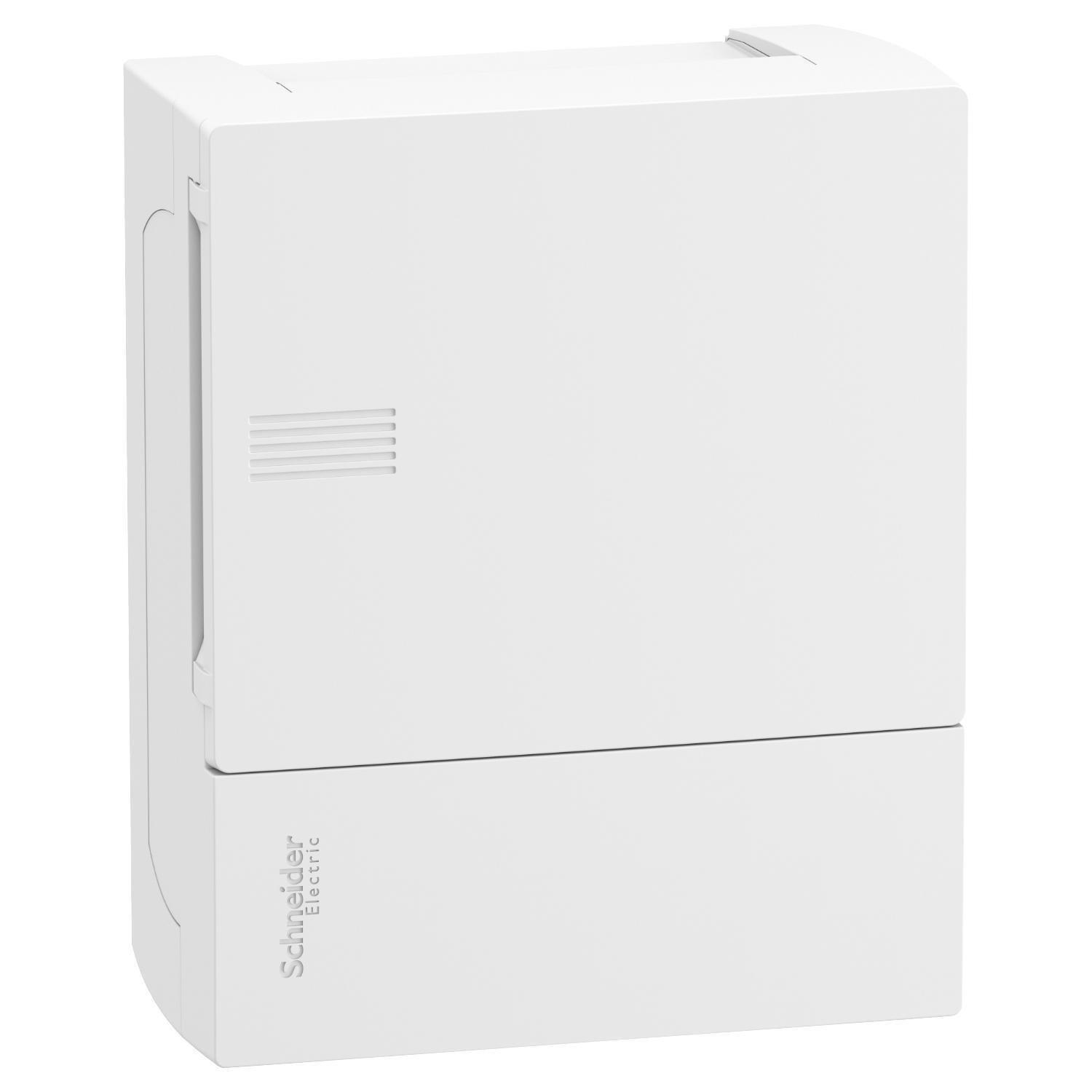 Щит навісний Schneider Electric Resi9 MP 1ряд/6 модулів з дверцятами Білий (MIP12106)
