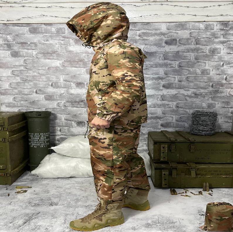 Маскувальний костюм Ranger водонепроникний з капюшоном L Мультикам (RA8923L) - фото 5 Маскувальний костюм Ranger водонепроникний з капюшоном L Мультикам (RA8923L) - фото 5