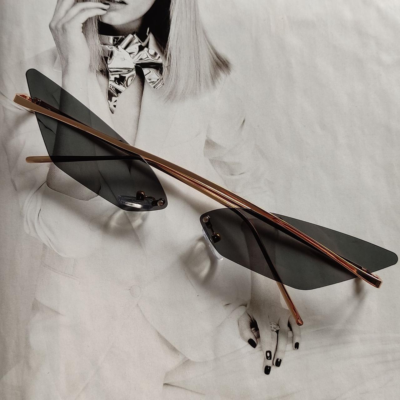 Очки женские безоправные Черный