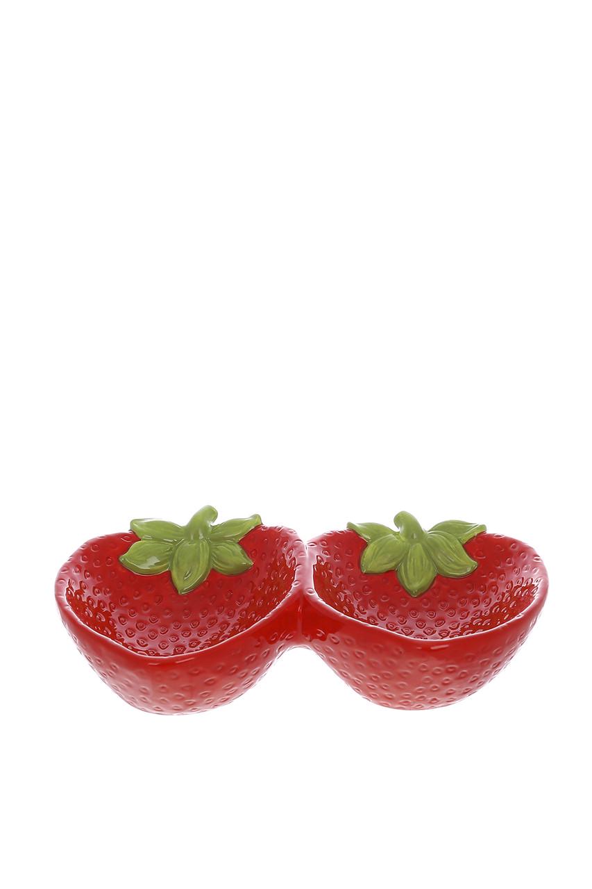 Менажница керамическая Strawberry ЦБ-00277154 Красный Менажница керамическая Strawberry ЦБ-00277154 Красный