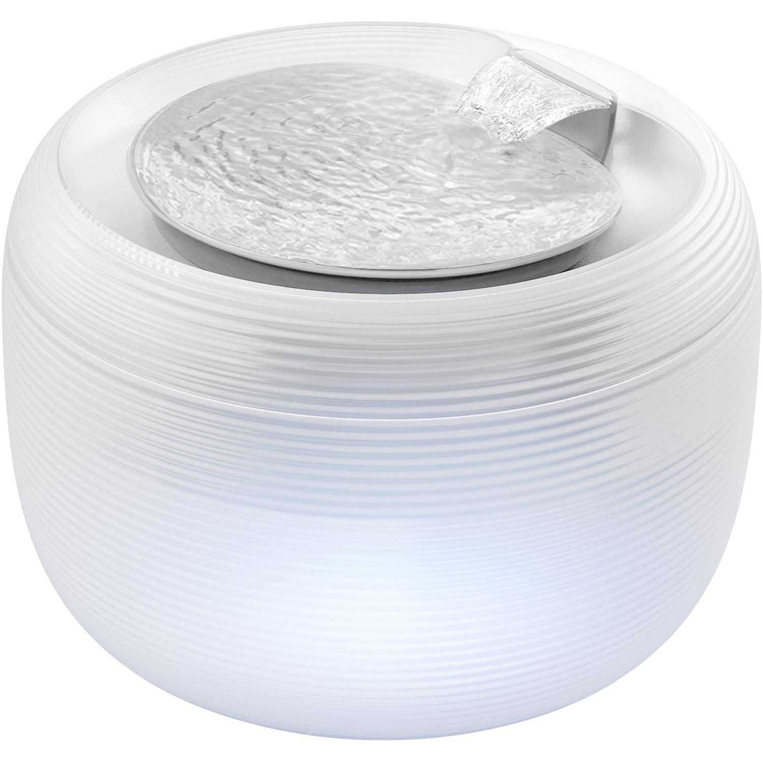 Фонтан-поилка для собак и кошек автоматический Waudog с подсветкой 2,5л Белый (2190926295)