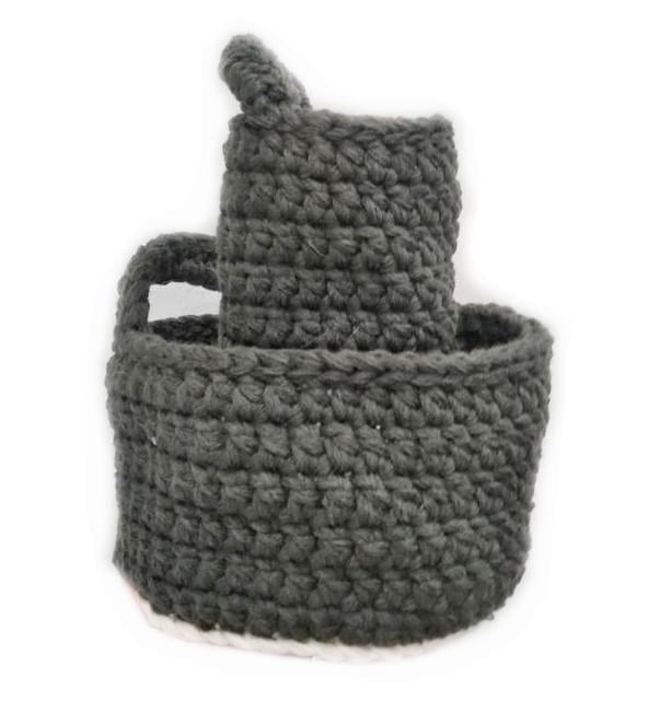 Набор корзинок органайзеров ручной работы (23593-Нов)