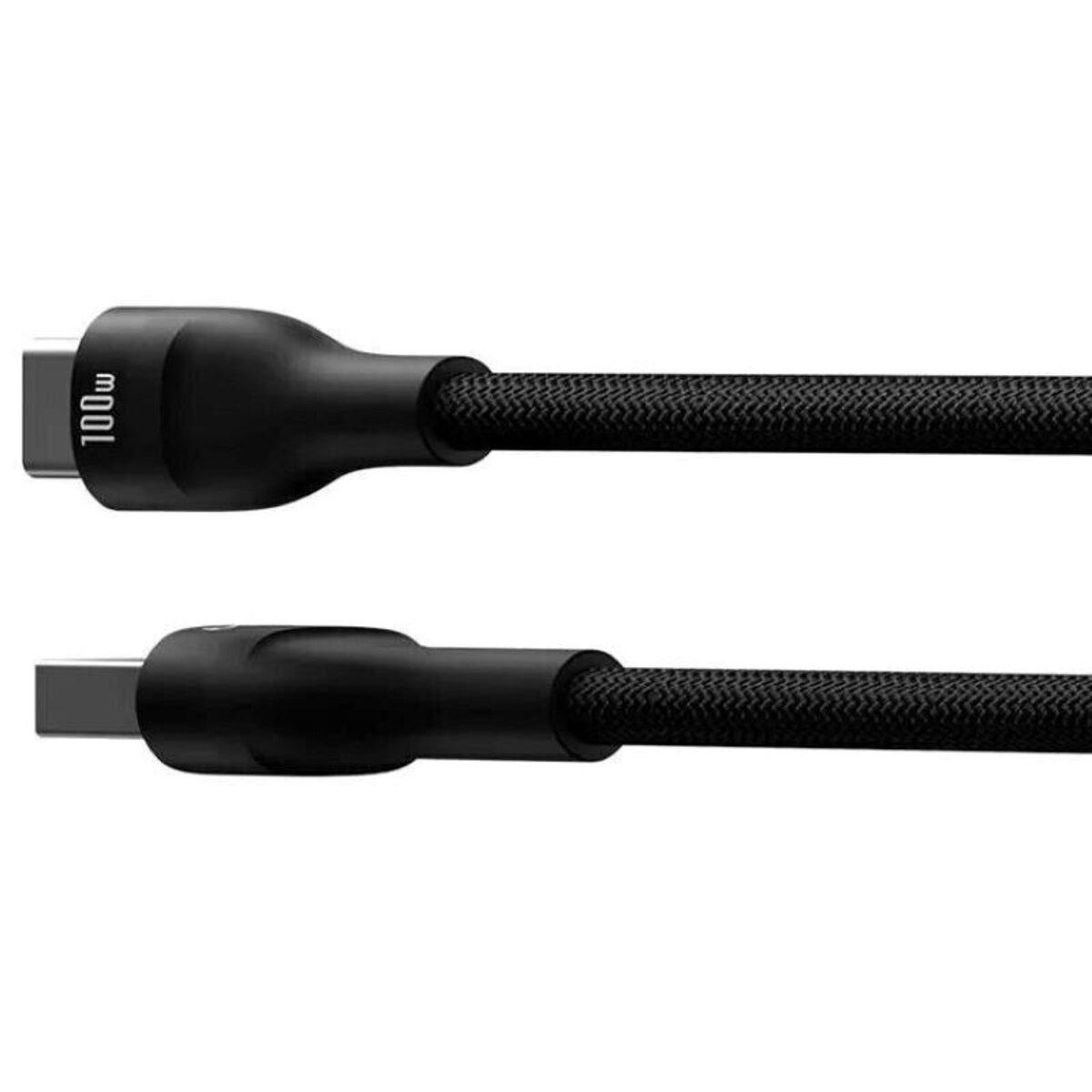 Кабель BASEUS Flash 2 USB-Type C/2/100В Черный (P10311804111-01) - фото 4
