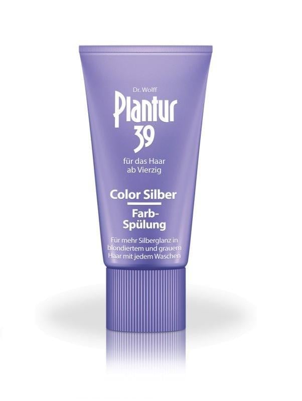 Ополаскиватель женский от выпадения волос Plantur 39 Color Silver Conditioner тонирующий для седеющих волос 150 мл (70450)