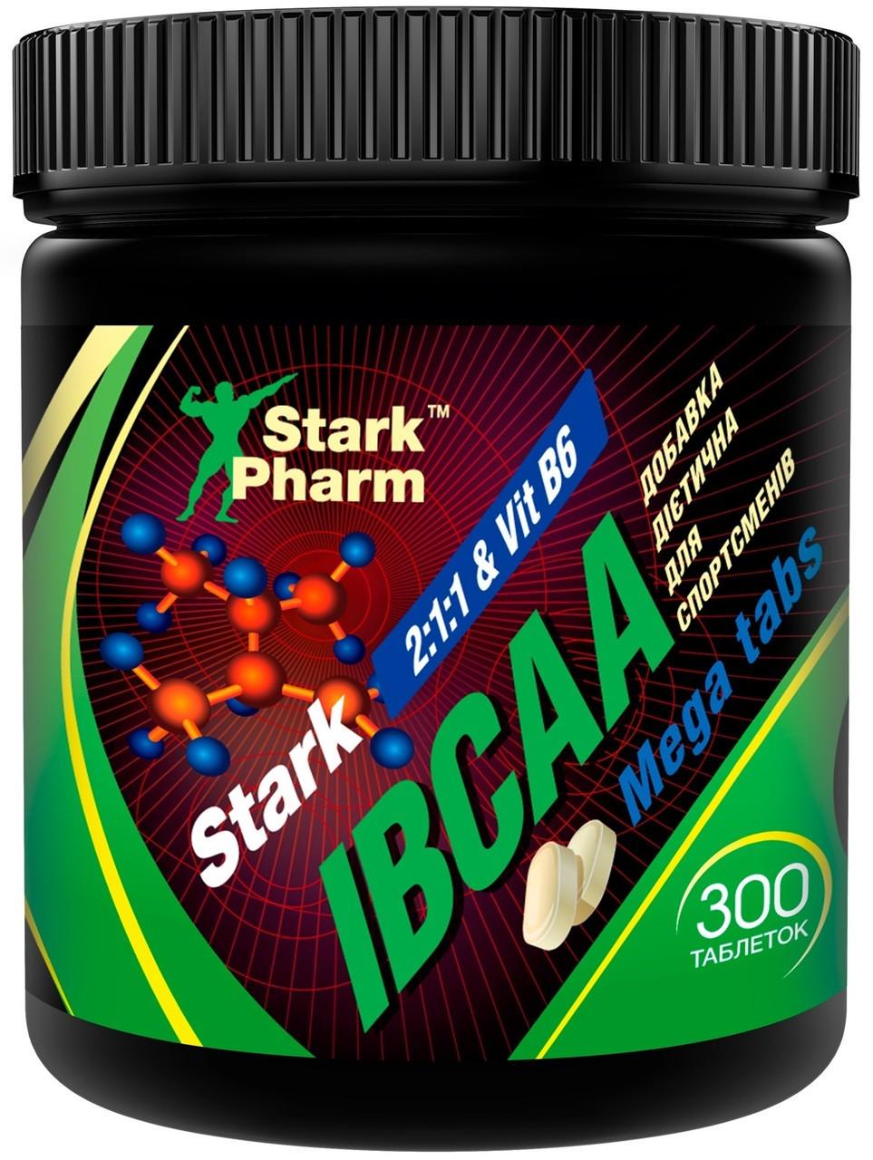 Аминокислота Stark Pharm IBCAA 2:1:1 & Vit B6 300 таблеток Аминокислота Stark Pharm IBCAA 2:1:1 & Vit B6 300 таблеток