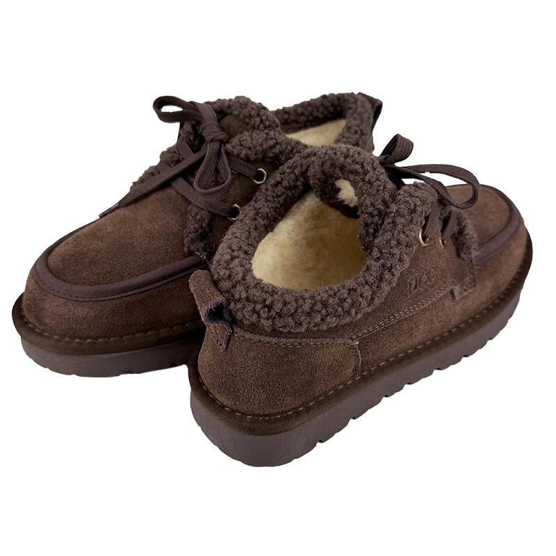 Угги женские замшевые на шнуровке 5078-24 p. 37 23 см Шоколадный - фото 3 Угги женские замшевые на шнуровке 5078-24 p. 37 23 см Шоколадный - фото 3