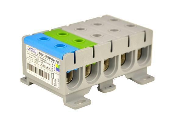 Клема ввідна силова АСКО KBV 2,5-35 мм.кв 135А 5-5 800V AC (A0130010175)