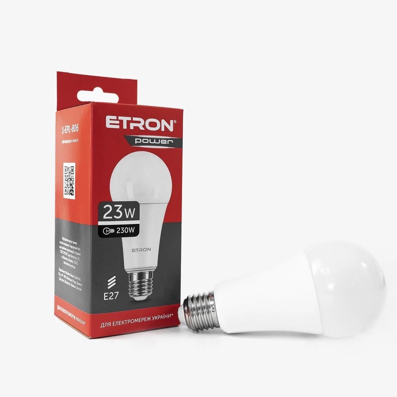 Лампа LED ETRON Power Light 1-EPL-806 A67 23W E27 4200K