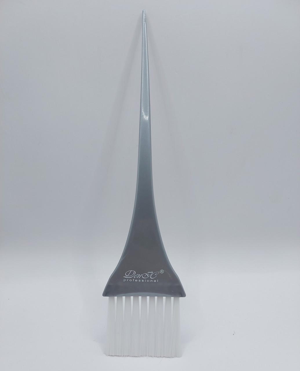 Кисточка для окрашивания волос ДенІС professional с длинной щетиной моноволокно 60 мм Серый (1453071339) - фото 5