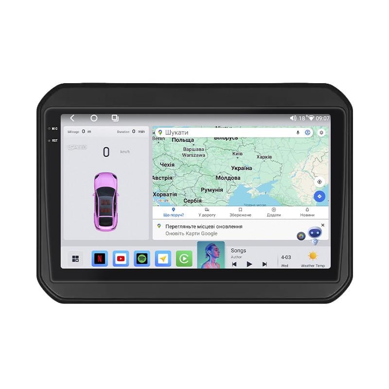 Автомагнитола штатная Lesko для Suzuki Ignis III 2016-2020 4/64 QLED CarPlay 4G Wi-Fi GPS Prime 9" (27281932) Автомагнитола штатная Lesko для Suzuki Ignis III 2016-2020 4/64 QLED CarPlay 4G Wi-Fi GPS Prime 9" (27281932)