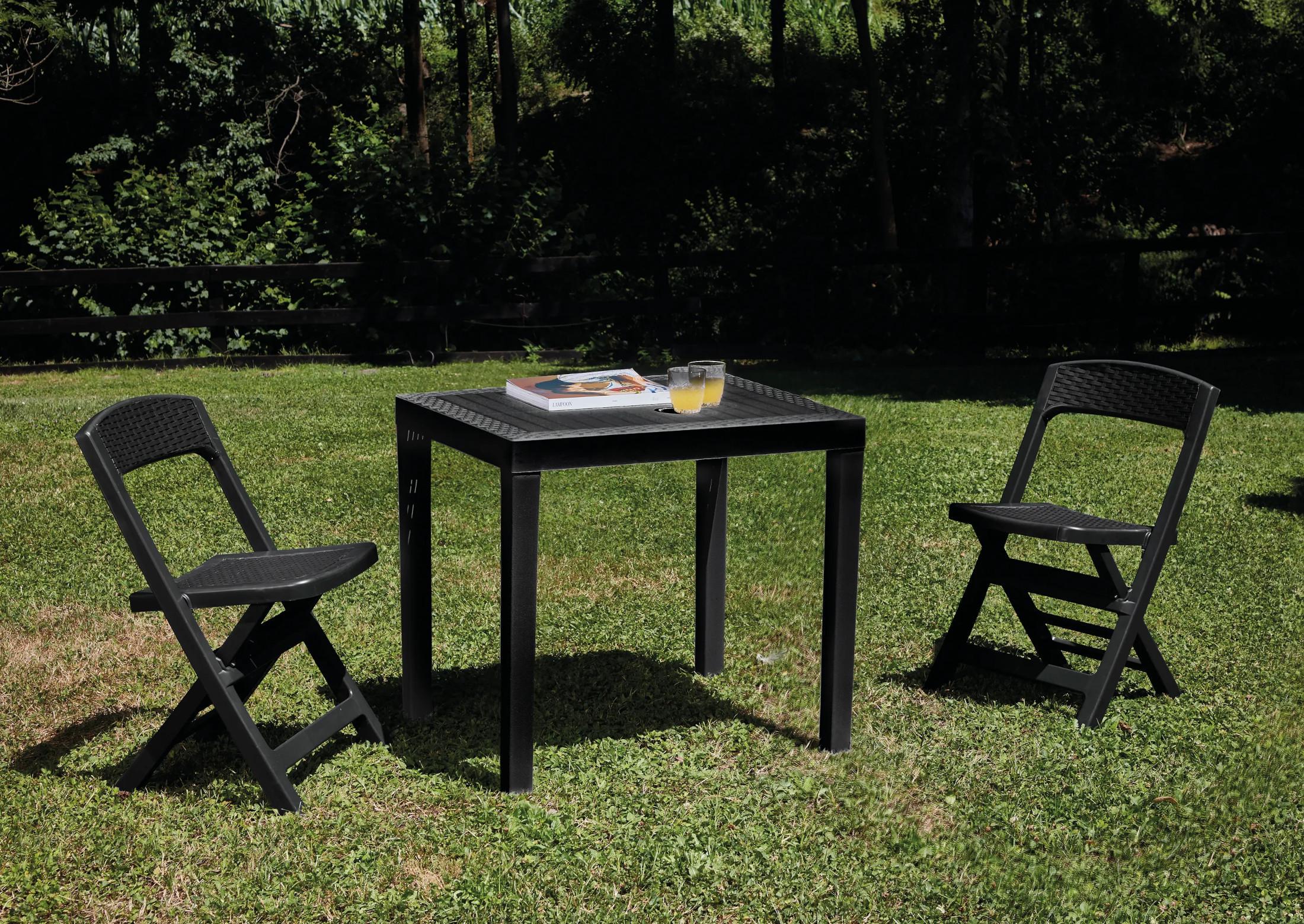 Стол ProGarden POKER 78x65x72 см Антрацит (3676) - фото 5 Стол ProGarden POKER 78x65x72 см Антрацит (3676) - фото 5