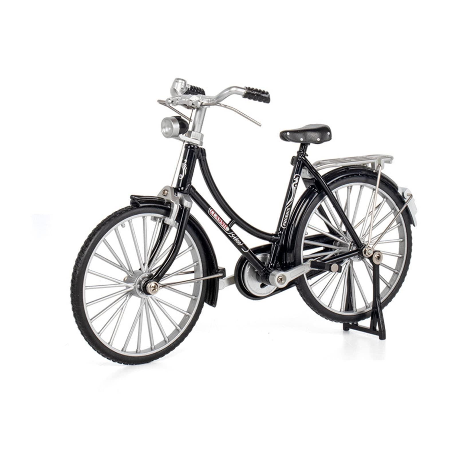 Колекційна збірна мінімодель велосипеда ArtesRide 1:10 з рухомими елементами Чорний (2074)