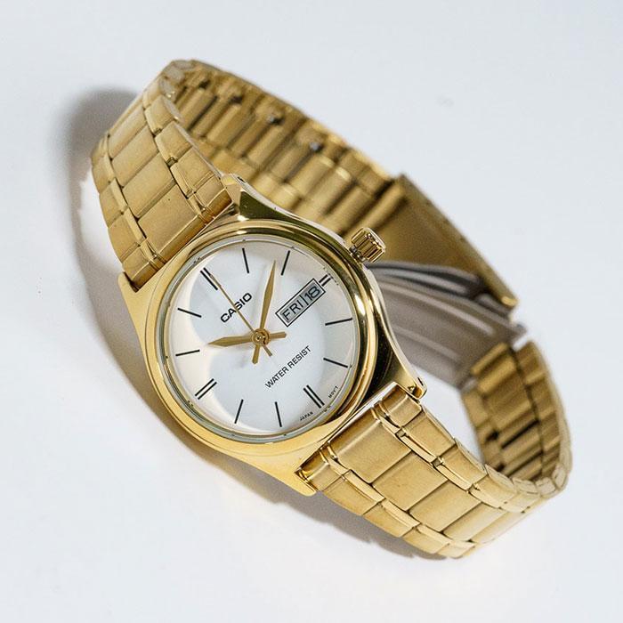 Наручные часы женские Casio LTP-V006G-7B Timeless Collection Lady Timeless Collection Белый (2917349268)