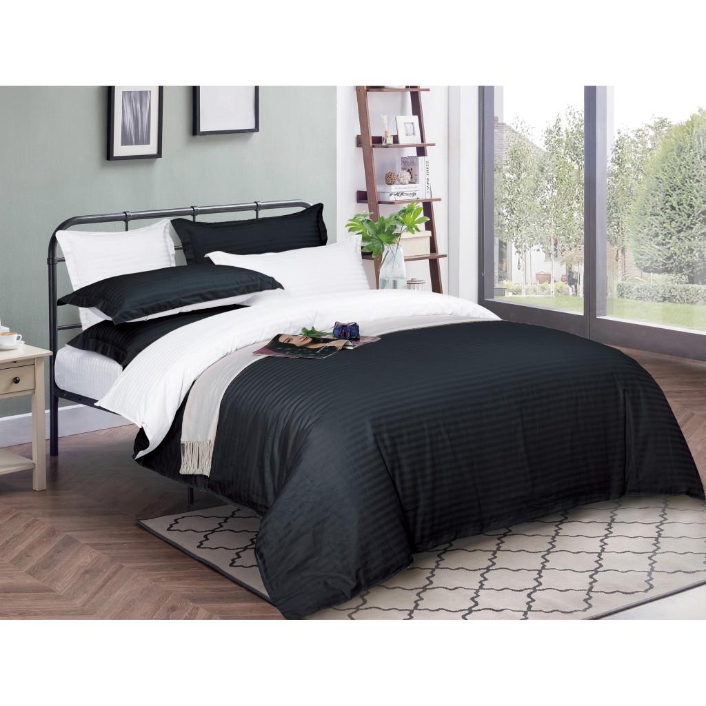 Комплект постельного белья MirSon Satin-Stripe 30-0021+30-0001 Atanelly 110х140 см (2200005247396)