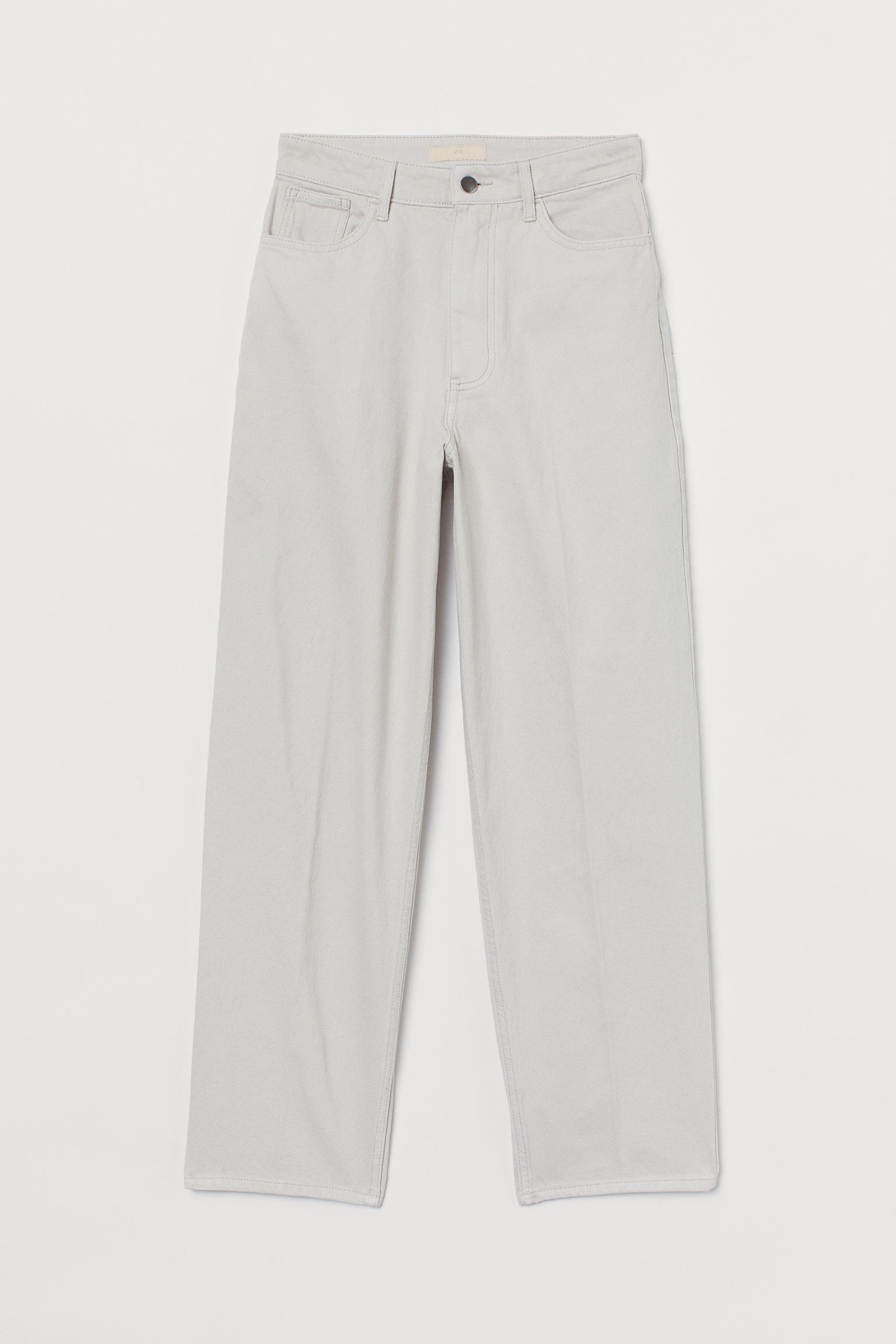 Джинсы H&M р. 38 Светло-серый (11028400161)