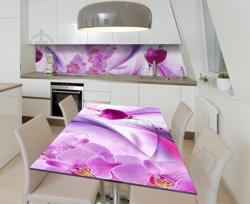 Наклейка 3Д виниловая на стол Zatarga «Фиолетовый ликёр» 650х1200 мм (Z184433/1st)