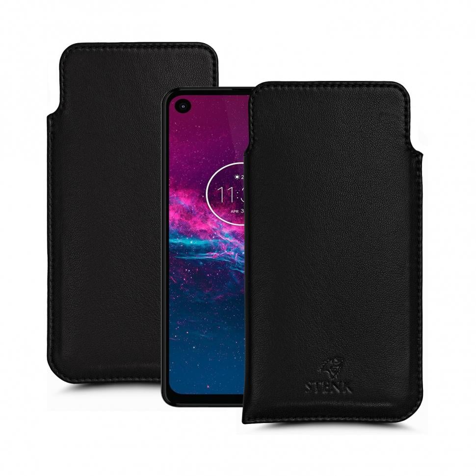 Футляр Stenk Elegance для Motorola One Action Черный (64543)