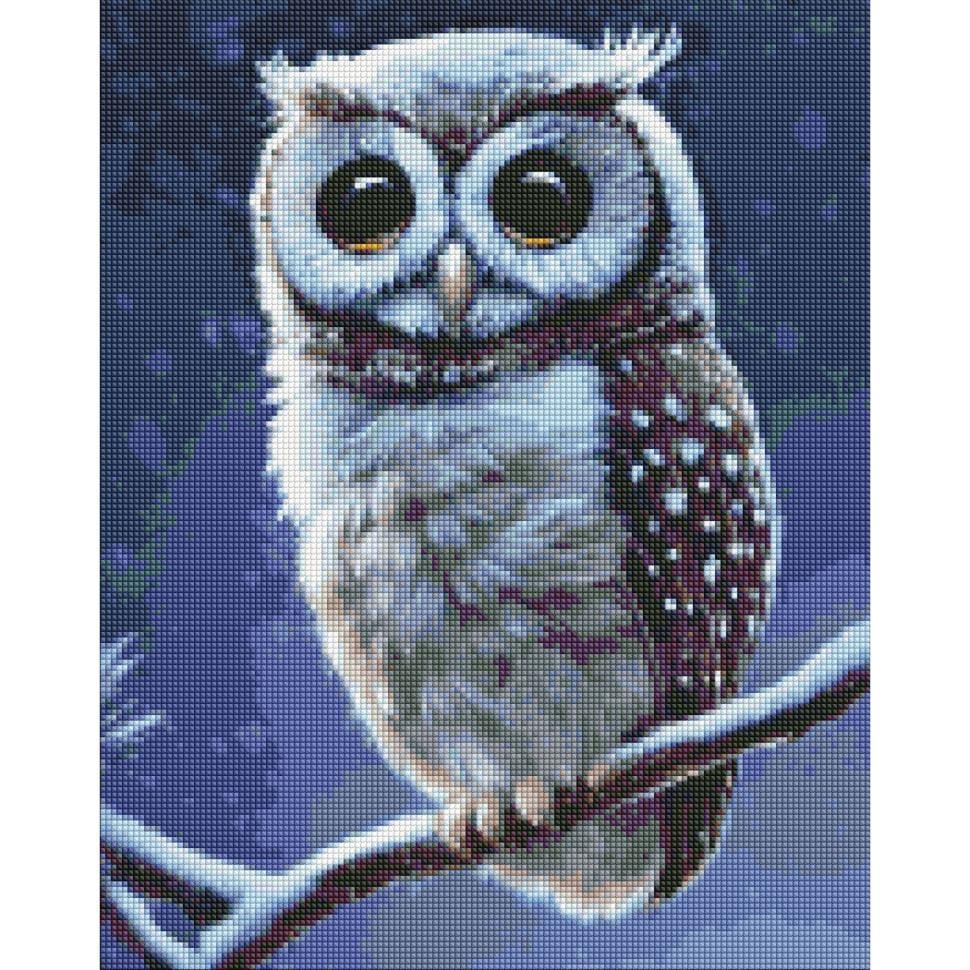 Алмазная мозаика Идейка Лесная совушка 40x50 см (AMO7413)
