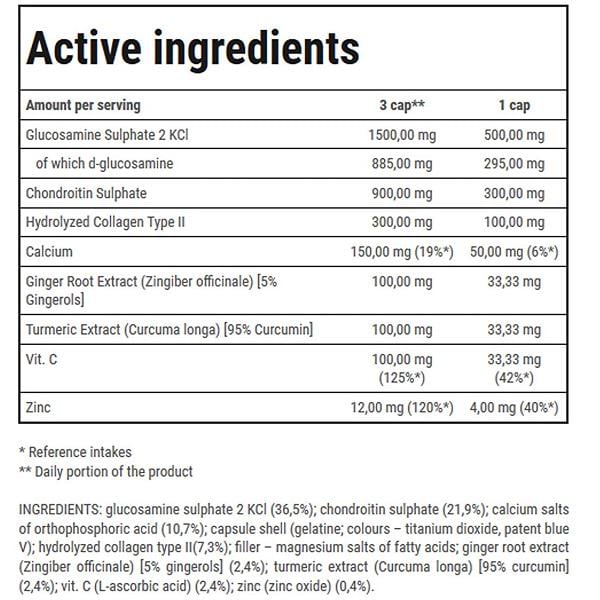 Хондропротектор (для спорту) Trec Nutrition Joint Therapy Plus 60 Caps - фото 2