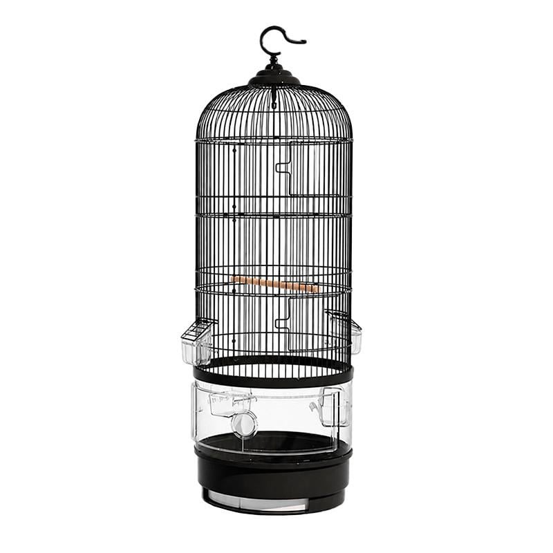 Клетка для мелких птиц Lesko ZHN22200303 с аксессуарами Black (34764234) Клетка для мелких птиц Lesko ZHN22200303 с аксессуарами Black (34764234)