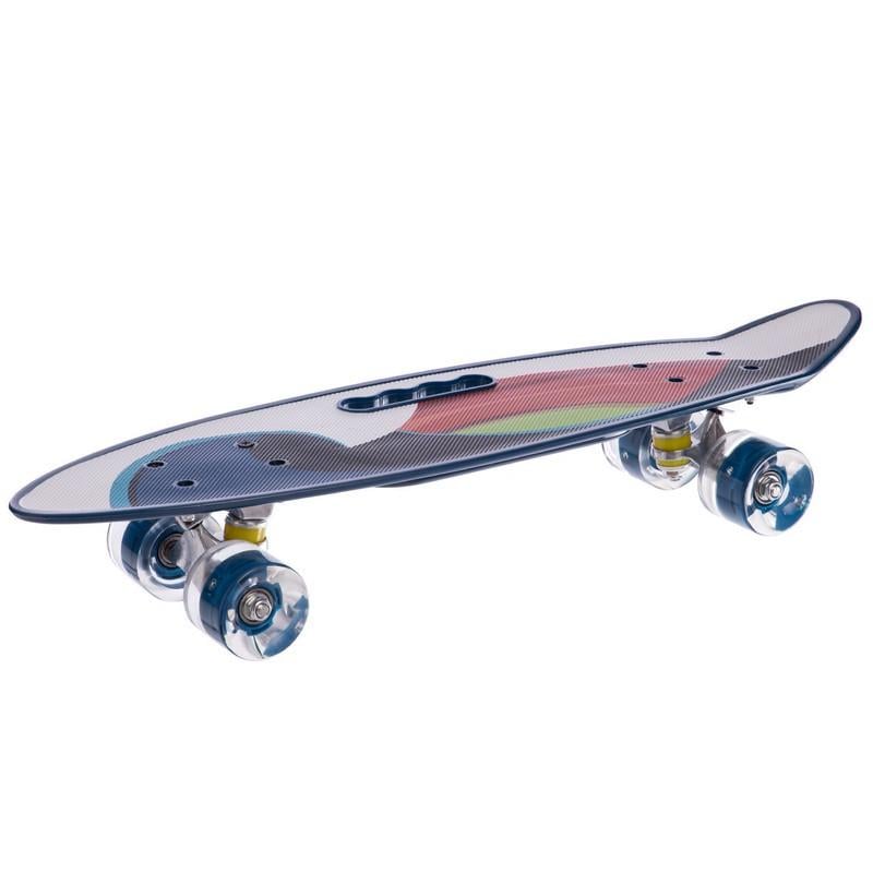 Пенниборд Penny Board HB-28 60х17 см Бело-синий