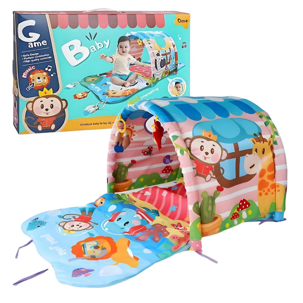 Развивающий коврик 4в1 с туннелем и игровыми элементами 918-002 (OR00001330) - фото 2 Развивающий коврик 4в1 с туннелем и игровыми элементами 918-002 (OR00001330) - фото 2