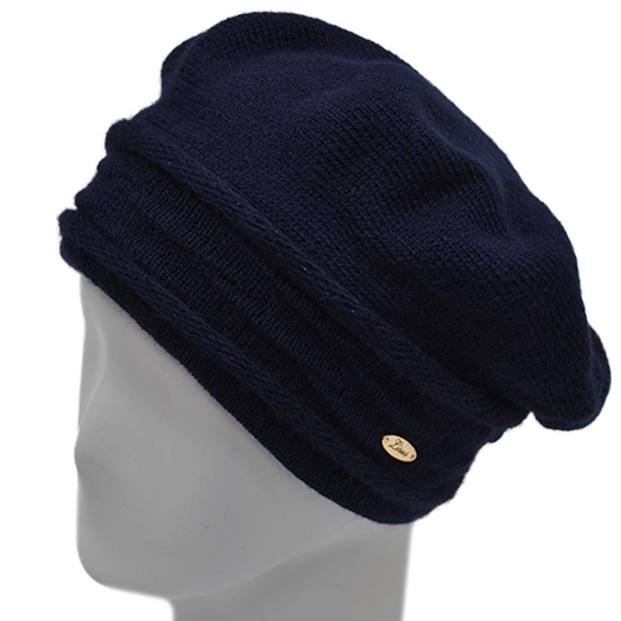 Берет шерстяной Lirus Даяна L р. 57-58 Синий (70325) - фото 1